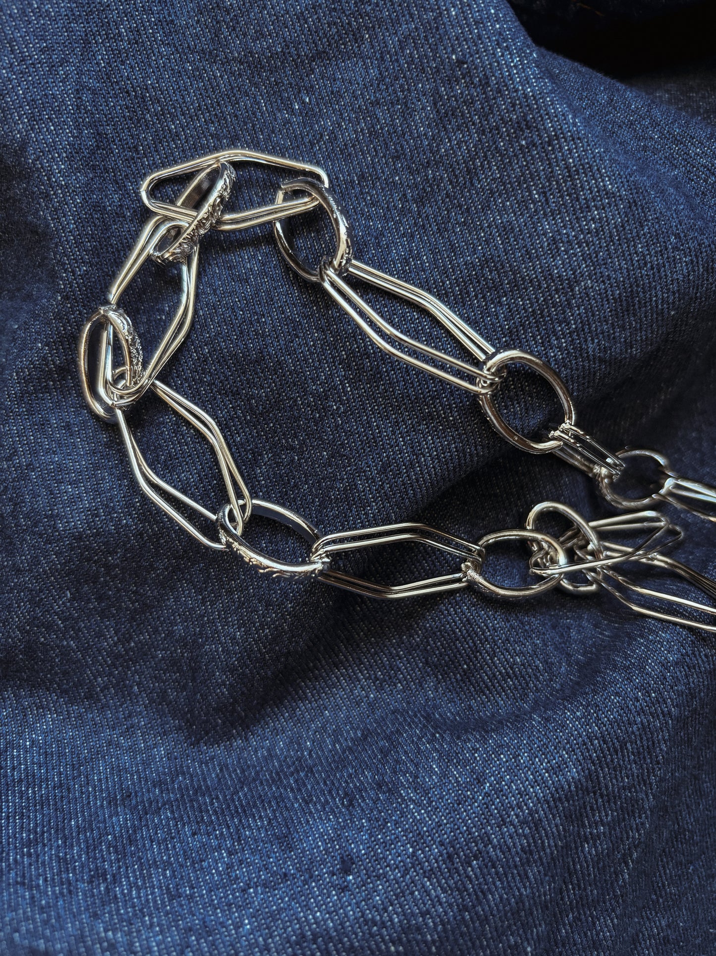 Engraved Chain Link Belt